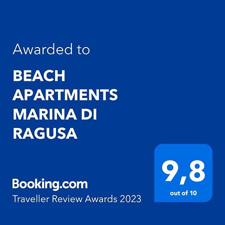 Beach Apartments Марина ди Рагуса Екстериор снимка
